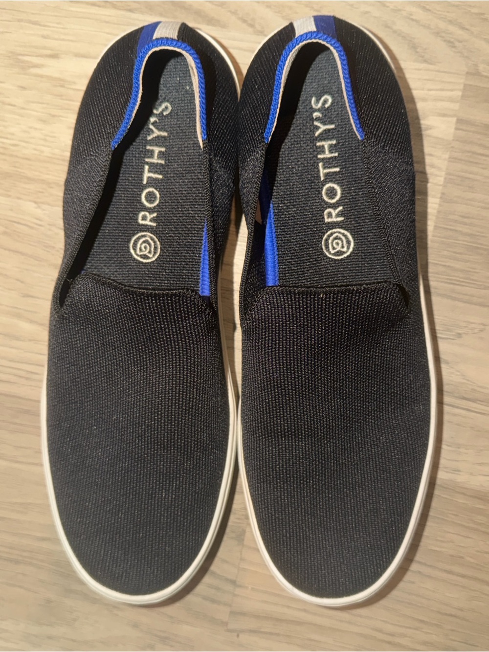 Rothy's The Original Slip-On Sneaker - Black Solid